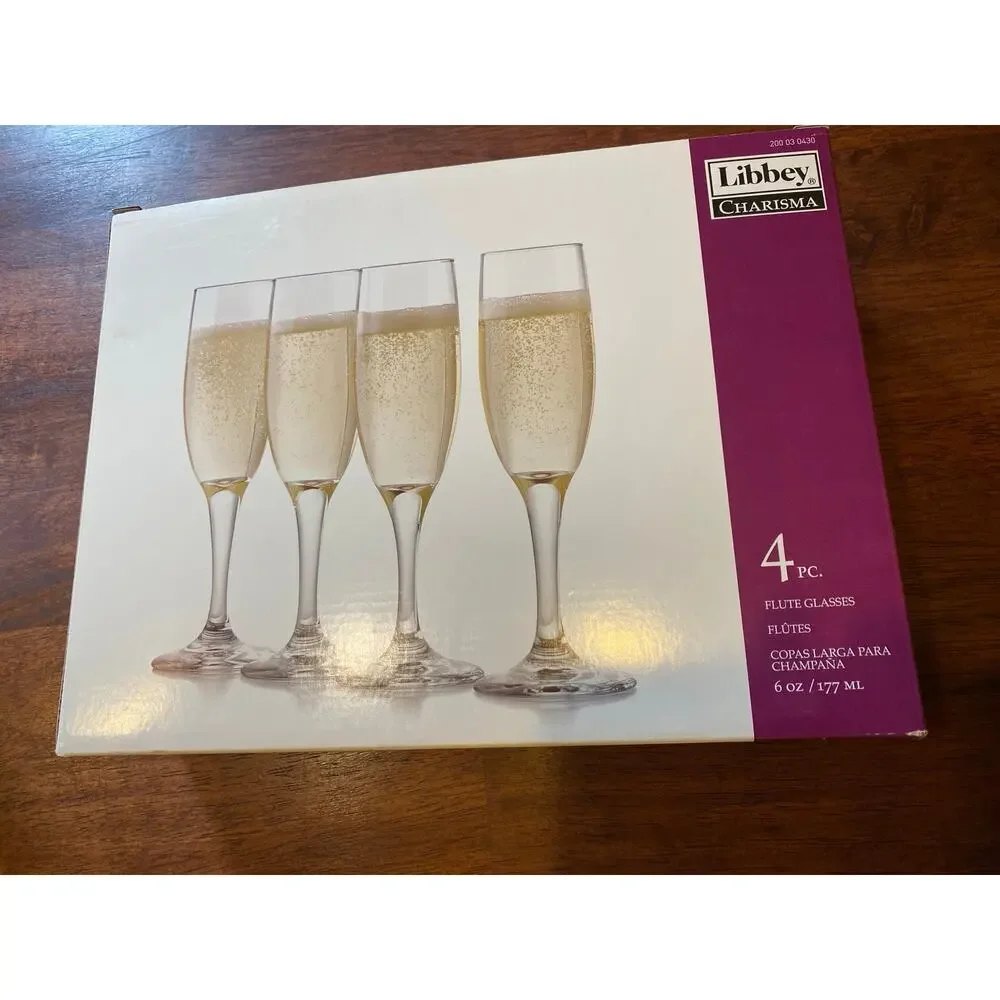 Libbey Charisma Flute Glasses